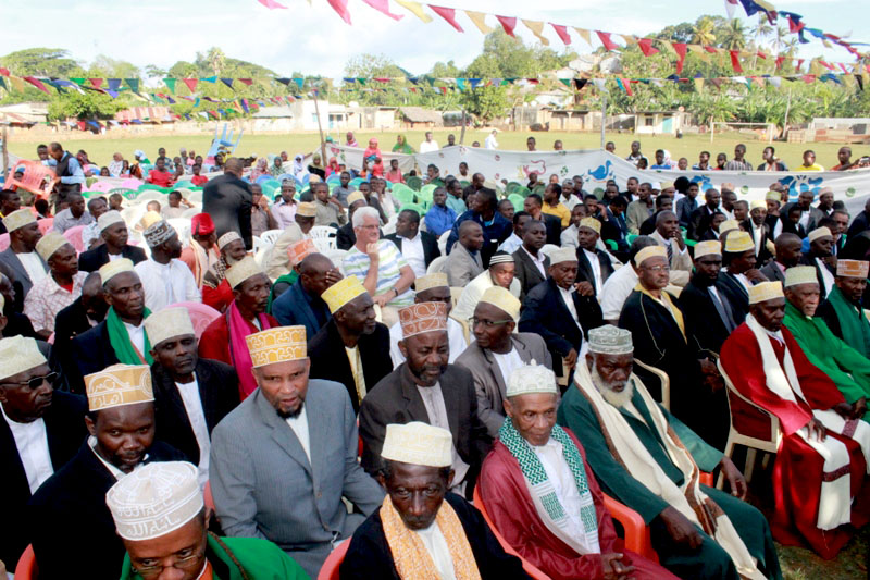 Discours du Chef de l'Etat à l'inauguration du réseau d'eau de Djando à Mwali