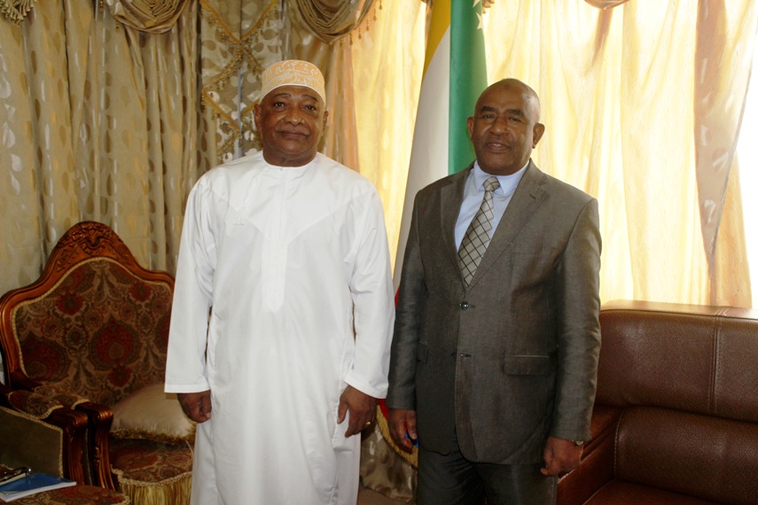 Le Président Azali Assoumani a reçu Ahmed Barwane, Secrétaire Général du Parti JUWA
