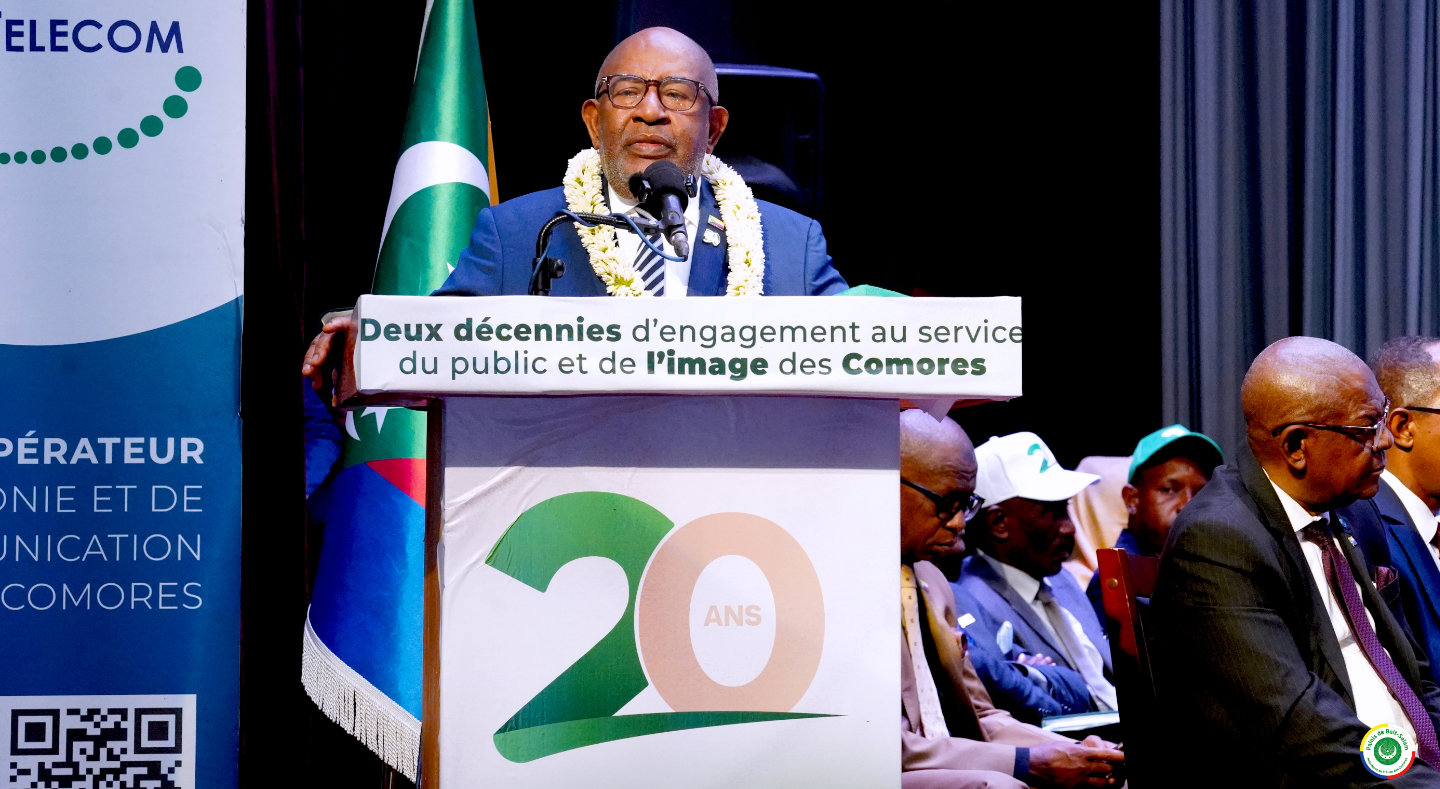 Son Excellence le Président AZALI Assoumani célèbre les 20 ans de l'ORTC et appelle à faire de la crédibilité le pilier des deux prochaines décennies