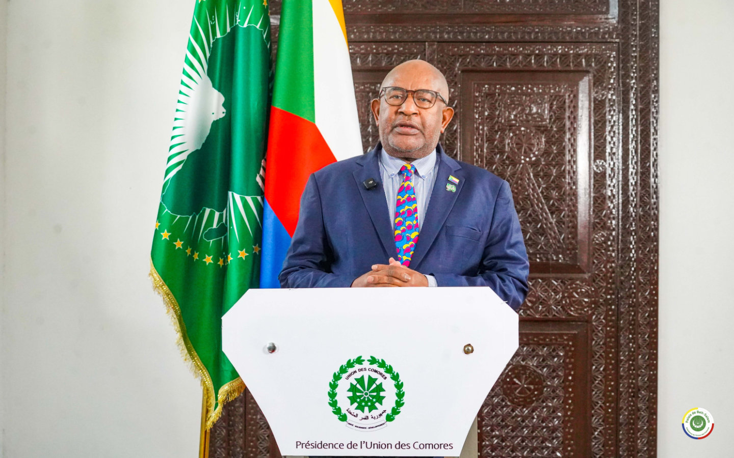 Discours à la Nation de SEM AZALI Assoumani Président de l’Union des Comores, sur la crise du Moyen-Orient  et sur les mesures de solidarité Nationale