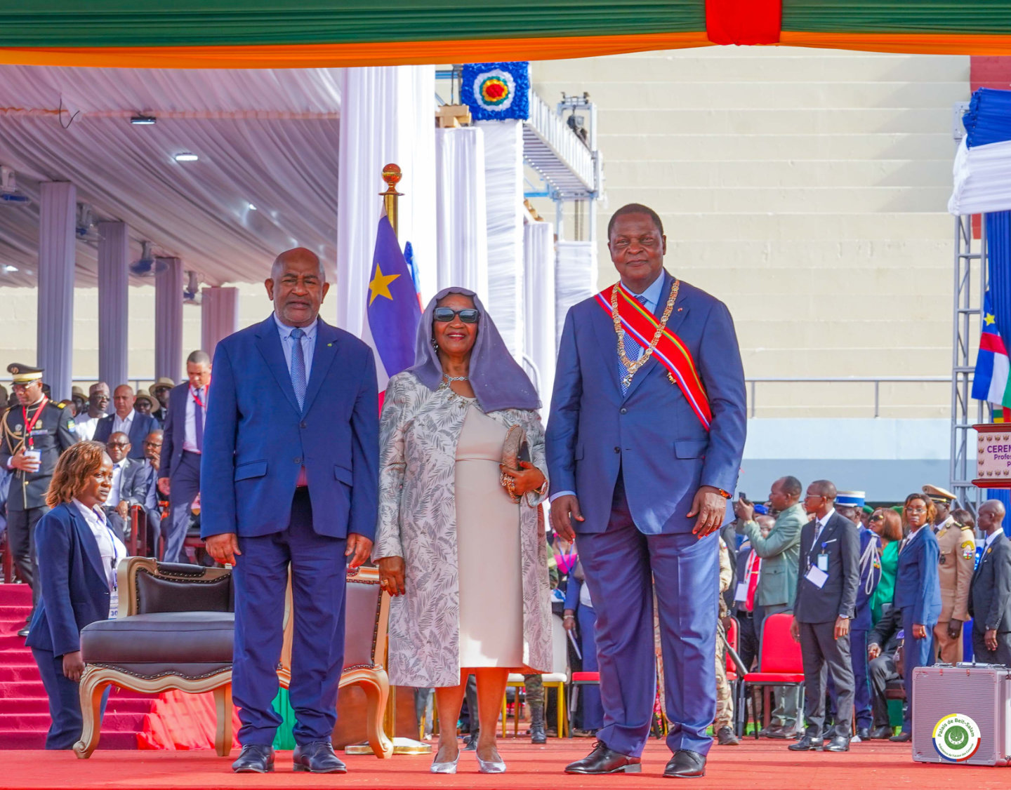 Azali investiture Touadera