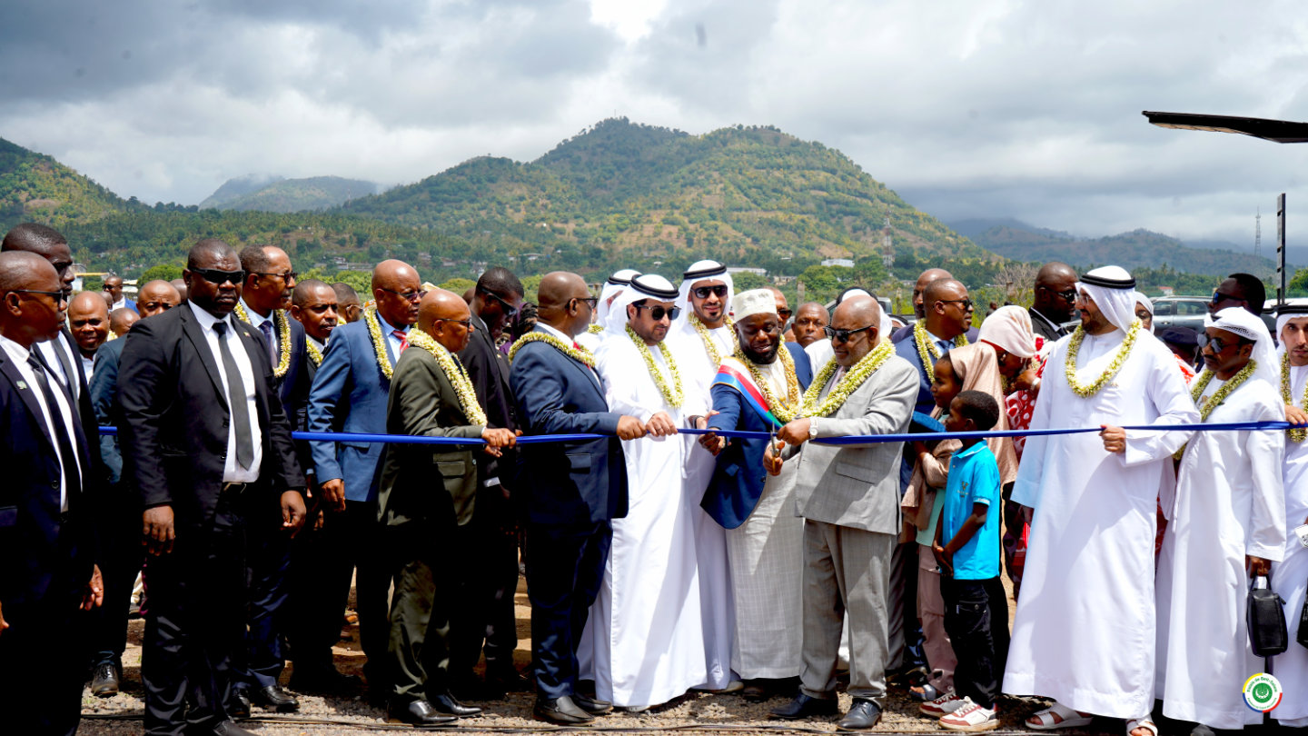 Inauguration d'une nouvelle centrale solaire à Ouani, Anjouan