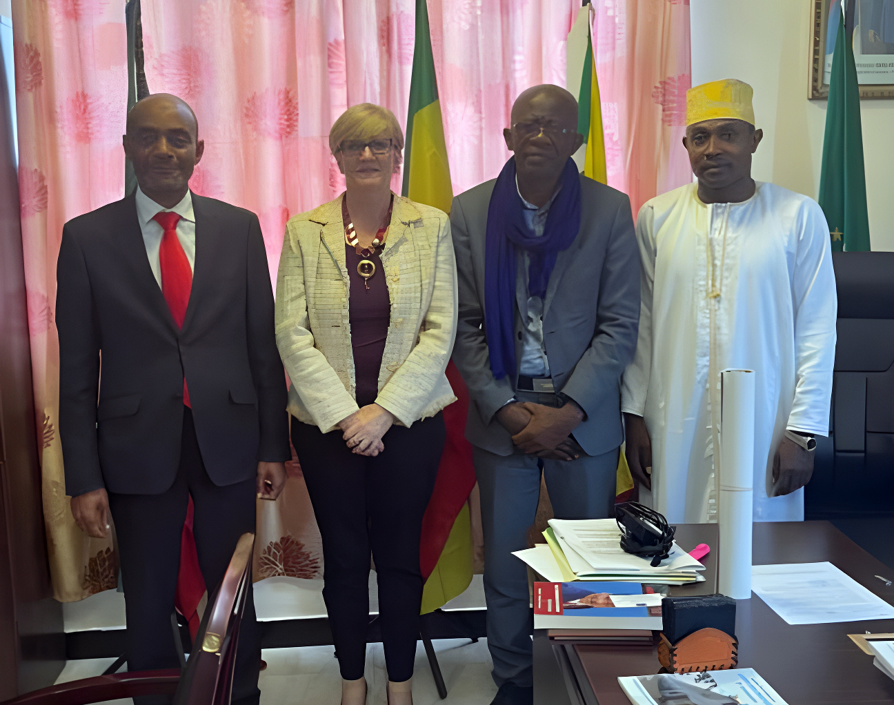 Visite de l’Ambassadrice de la République de Cuba auprès de l’UA à l’Ambassade des Comores à Addis Abeba