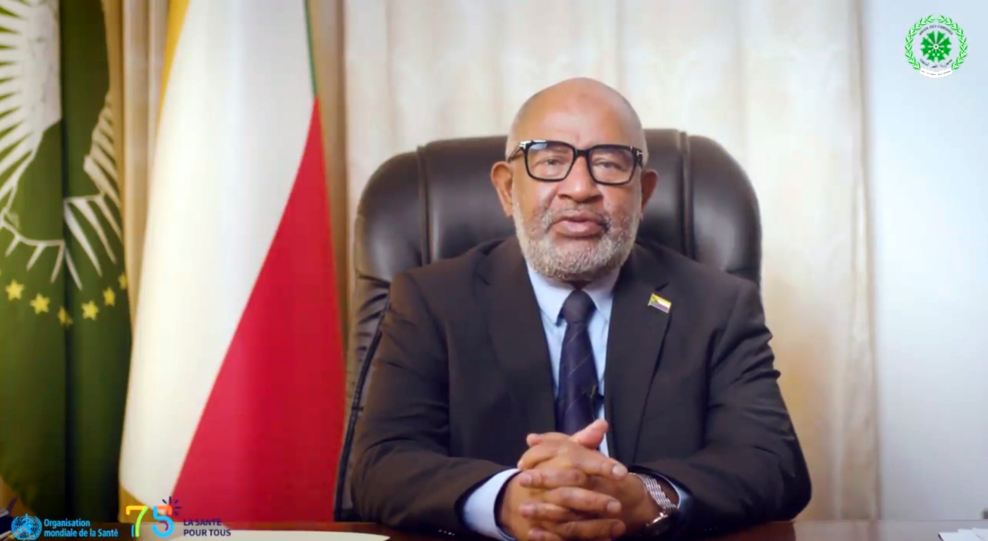 Message de SEM Azali Assoumani, Président de l'Union des Comores et Président de l'Union Africaine à l'occasion de la Journée Mondiale de la Santé et des 75 ans de l'OMS.